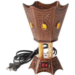 Antique Electric Bakhoor Burner by Musha Clay Studio